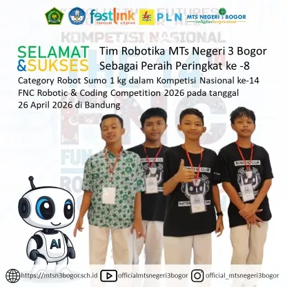 Tim Robotika MTs Negeri 3 Bogor